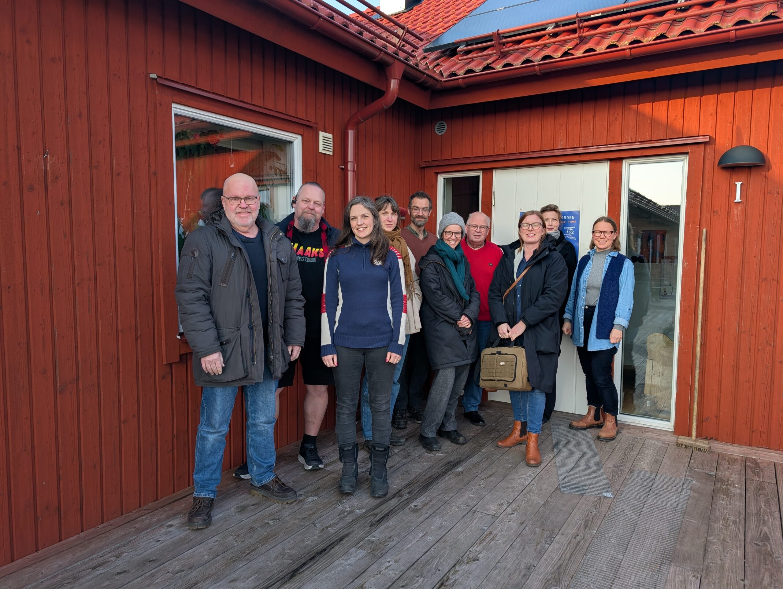 Referensgruppen träffades i Hogslätt, Gerlesborg