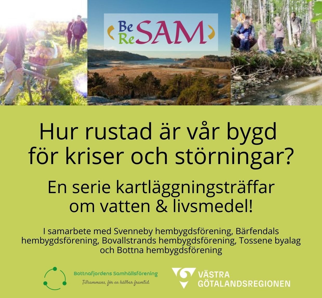 Välkommen på kartläggningsträffar runt Bottnafjorden