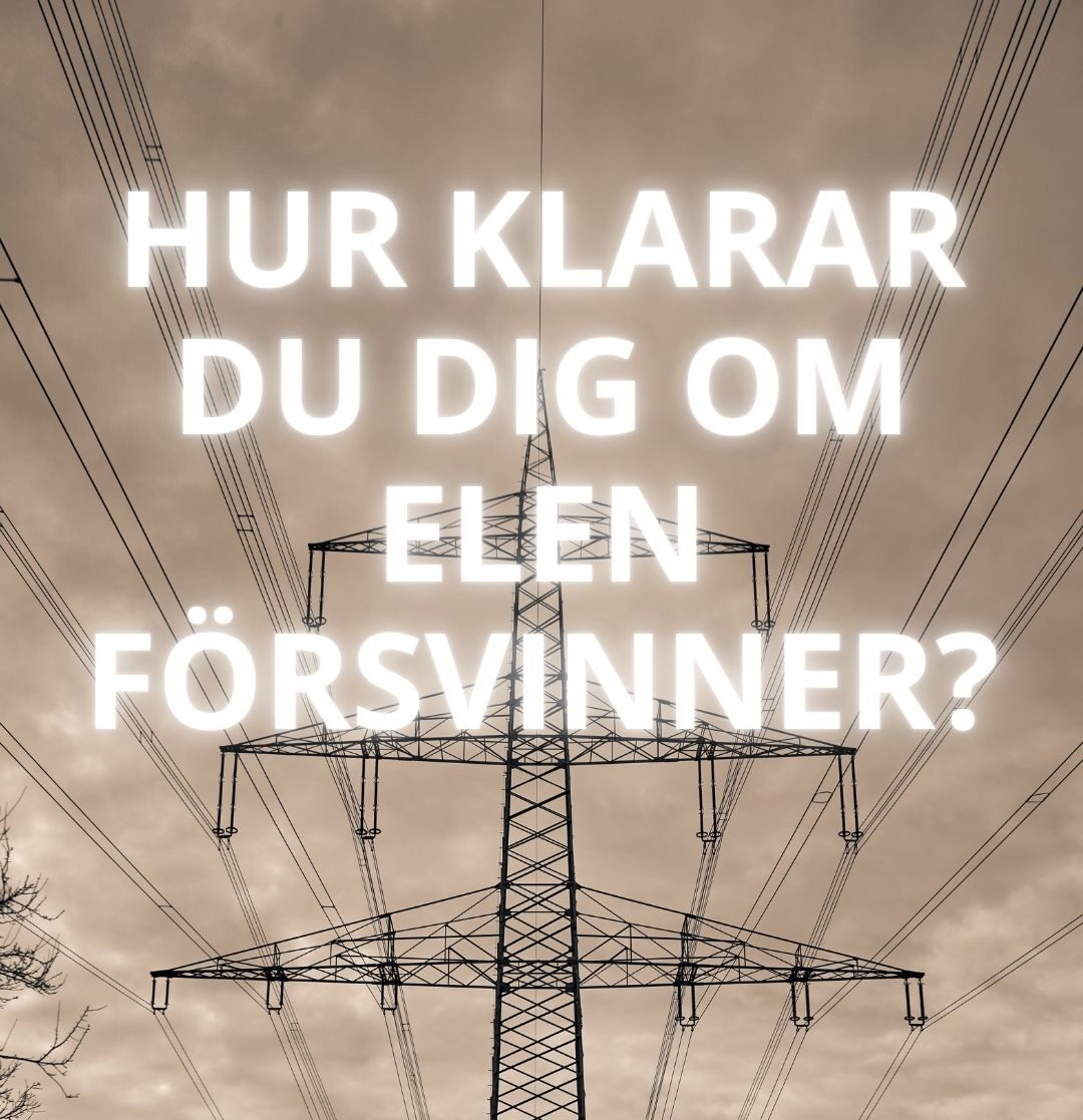 10 maj – Hur klarar vi oss hemma vid kris?